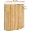 Image de vidaXL Panier à linge dangle Bambou 60 L