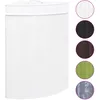 Image de Panier À Linge D'angle Bambou Blanc 60 L Vidaxl
