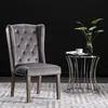 Image de Chaise À Manger Gris Velours Vidaxl