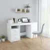 Image de vidaXL Bureau Blanc 140x50x76 cm Bois d’ingénierie 3054780