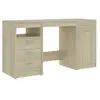 Image de Vidaxl bureau chêne sonoma 140x50x76 cm bois d’ingénierie 3054783