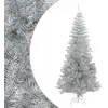 Image de Sapin De Noël Artificiel Avec Support Argenté 210 Cm Pet Vidaxl