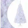 Image de Arbre De Noël Artificiel Avec Branches Épaisses Blanc 150cm Pvc Vidaxl