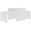 Image de Vidaxl ensemble de tables basses blanc 100x48x40 cm bois d’ingénierie 802912