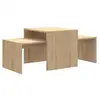 Image de Vidaxl ensemble de tables basses chêne sonoma bois d’ingénierie 802915