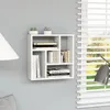 Image de vidaXL Étagère murale Blanc 451x16x451 cm Bois d ingénierie 802948