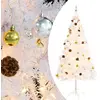 Image de Arbre De Noël Artificiel Pré-éclairé Avec Boules Blanc 180 Cm Vidaxl