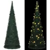 Image de vidaXL Sapin de Noël Artificiel Pré-éclairé avec Guirlandes Arbre de Noël avec LED Décoration de Vacances Ornement de 321524