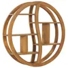 Image de vidaXL Étagère murale Yin Yang 80x175x80 cm Bois de teck massif 320771