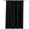 Image de Rideau Occultant D'aspect De Lin Crochets Anthracite 290x245 Cm Vidaxl