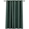 Image de Rideau Occultant Aspect De Lin Avec  illets Vert 290x245 Cm Vidaxl