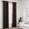 Image de Rideaux Occultants Aspect Lin Avec  illets 2pcs Taupe 140x245cm Vidaxl