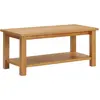 Image de Table Basse 90x45x40 Cm Bois De Chêne Massif Vidaxl