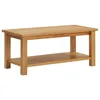 Image de vidaXL Table basse 90x45x40 cm Bois de chêne massif 289194