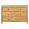 Image de Vidaxl commode 105x33,5x73 cm bois de chêne massif 289196
