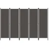 Image de vidaXL Cloison de séparation 5 panneaux Anthtracite 250x180 cm