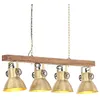Image de vidaXL Plafonnier Industriel Lampe Suspendue Eclairage Luminaire Salon Salle à Manger Cuisine Maison Intérieur Laiton E27 320522