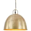 Image de Lampe Suspendue Industrielle Vintage 25 W Laiton Rond 31 Cm E27 Vidaxl