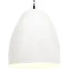 Image de Lampe Suspendue Industrielle 25 W Blanc Rond 42 Cm E27 Vidaxl