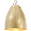 Image de Lampe Suspendue Industrielle 25 W Laiton Rond 32 Cm E27 Vidaxl