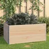 Image de Jardinières surélevées en bois de pin solide - VIDAXL - 80x120 cm - Rectangulaire - Non avec réserve deau