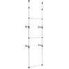 Image de Vidaxl système de garde-robe télescopique avec barres aluminium