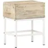 Image de Table De Chevet 40x30x50 Cm Bois De Manguier Massif Vidaxl