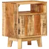 Image de Table De Chevet 40x30x50 Cm Bois De Manguier Brut Vidaxl