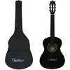 Image de Guitare Classique Avec Sac De Débutants Et Enfants Noir 1/2 34" Vidaxl