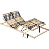 Image de Sommier À Lattes Électrique Sans Matelas Avec 7 Zones 100x200cm Vidaxl