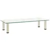 Image de Meuble TV - VIDAXL - Unité Multimédia - Verre Trempé - 80x35x17 cm - Design Contemporain