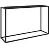 Image de Table Console Noir 120x35x75 Cm Verre Trempé Vidaxl