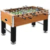 Image de Baby-foot Acier 60 Kg 140x74,5x87,5 Cm Marron Clair Et Noir Vidaxl