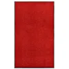 Image de vidaXL Paillasson lavable Rouge 90x150 cm