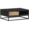 Image de Table Basse 90x60x35 Cm Bois De Manguier Massif Vidaxl