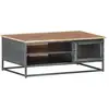 Image de Table Basse Gris 90x50x35 Cm Bois D'acacia Massif Vidaxl
