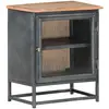 Image de Table De Chevet Gris 40x30x50 Cm Bois D'acacia Massif Vidaxl