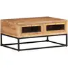 Image de Table Basse 90x60x40 Cm Bois D'acacia Massif Vidaxl