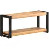 Image de Meuble Tv 90x30x40 Cm Bois D'acacia Solide Vidaxl