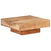 Image de Table Basse 80x80x28 Cm Bois D'acacia Massif Vidaxl