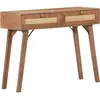 Image de Table Console 100x35x76 Cm Bois De Manguier Massif Vidaxl