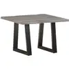 Image de Table Basse Avec Bord Naturel 60x60x40 Cm Bois D'acacia Massif Vidaxl