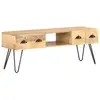 Image de Meuble Tv 120x35x45 Cm Bois Solide De Manguier Vidaxl