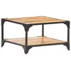 Image de vidaXL Table basse 60x60x35 cm Bois de manguier massif 321794