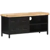 Image de Meuble Tv 90x30x41 Cm Bois De Manguier Brut Vidaxl