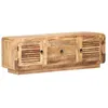Image de vidaXL Meuble TV 120x30x40 cm Bois de manguier brut 320460