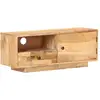 Image de Meuble Tv 90x30x35 Cm Bois Massif De Manguier Vidaxl