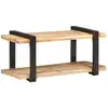 Image de Meuble Tv 90x40x40 Cm Bois De Manguier Brut Vidaxl