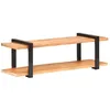 Image de Meuble Tv 130x40x40 Cm Bois D'acacia Solide Vidaxl