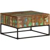 Image de Table Basse 68x68x41 Cm Bois De Récupération Solide Vidaxl